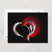 Metal Heart Briefkaart (Voorkant / Achterkant)