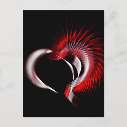 Metal Heart Briefkaart (Voorkant)