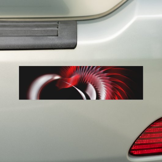 Metal Heart Bumpersticker (Op auto)