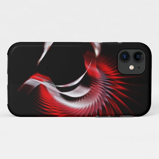 Metal Heart Case-Mate iPhone Case (Achterkant (horizontaal))