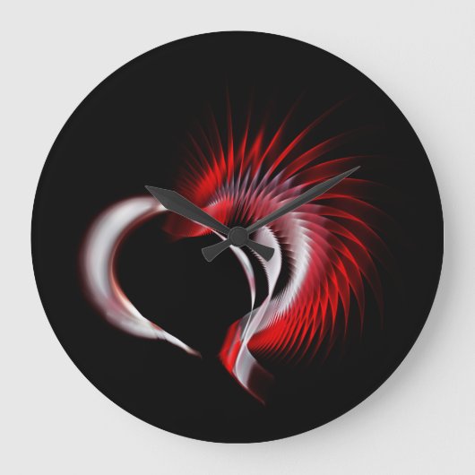 Metal Heart Grote Klok (Voorkant)