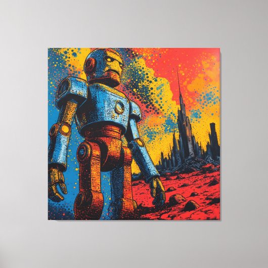 METAL HEART IRON MAN-19 CANVAS AFDRUK (Voorkant)
