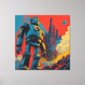 METAL HEART IRON MAN-2 CANVAS AFDRUK (Voorkant)