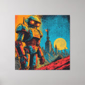 METAL HEART IRON MAN CANVAS AFDRUK (Voorkant)