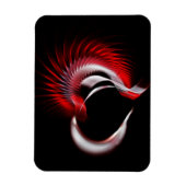 Metal Heart Magneet (Verticaal)