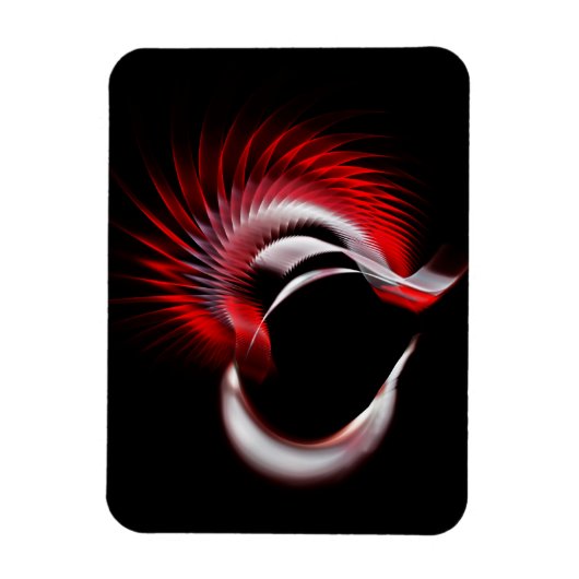 Metal Heart Magneet (Verticaal)