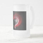 Metal Heart Matglas Bierpul (Voorkant rechts)