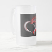 Metal Heart Matglas Bierpul (Voorkant links)