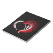 Metal Heart Notitieblok (Linkerzijde)