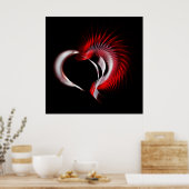 Metal Heart Poster (Keuken)