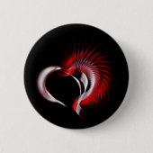 Metal Heart Ronde Button 5,7 Cm (Voorkant)