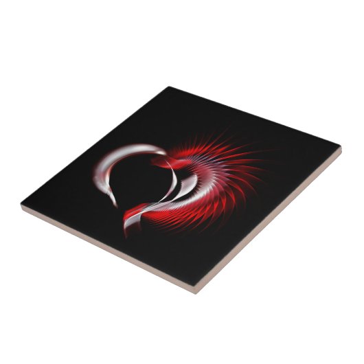 Metal Heart Tegeltje (Zijkant)