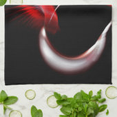 Metal Heart Theedoek (Gevouwen)