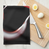 Metal Heart Theedoek (Quarter Fold)