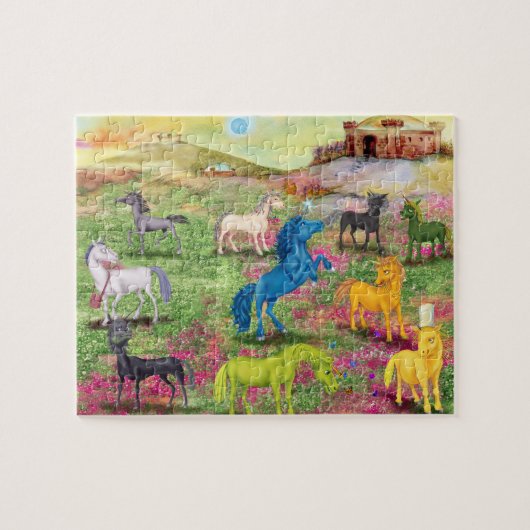 Metal Horn Unicorn Puzzle Legpuzzel (Horizontaal)