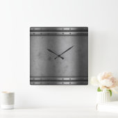 Metal Industrial Clock Vierkante Klok (Huis)