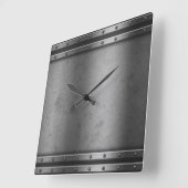 Metal Industrial Clock Vierkante Klok (Hoek)