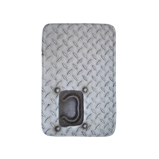 Metal Industrial look Bath Mat (klein) (Voorkant Verticaal)