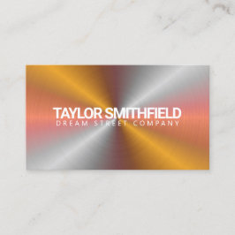 Metal Iridescent Modern Visitekaartje