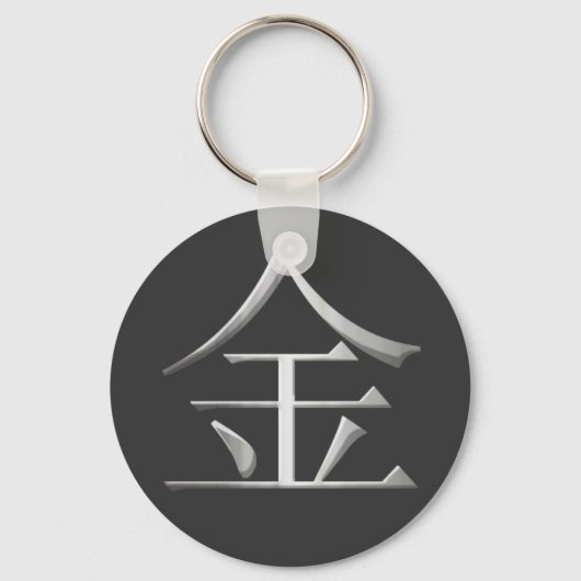 Metal Kanji Sleutelhanger (Voorkant)