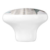 Metal Keychain Keramische Knop (Zijkant)