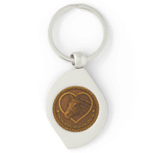 Metal Keychain- Racing Hearts and Healing Springs