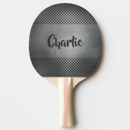 Metal Kijk de douanenaam pingpong paddle Tafeltennisbatje
