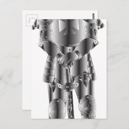 Metal Knight Briefkaart (Voorkant / Achterkant)