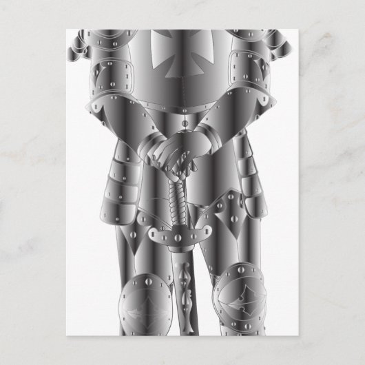 Metal Knight Briefkaart (Voorkant)