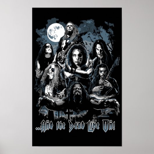 Metal Legends Poster - The Dead Live On! (Voorkant)