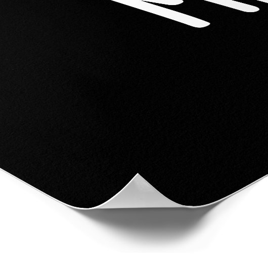 Metal-lick Funny Chemistry Metal Pun Dark BG Poster (Hoek)