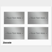 Metal Look aangepaste stickers (Vel)