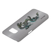 Metal look Asian Dragon Samsung S7 hoesje (Onderkant)