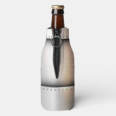 Metal Look custom monogram fleskoeler Flesjeskoeler (Fles Achterkant)