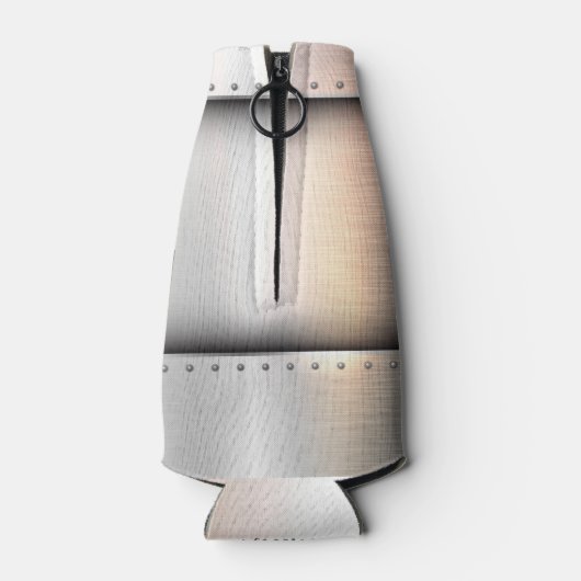 Metal Look custom monogram fleskoeler Flesjeskoeler (Achterkant)