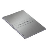 Metal Look custom notitieboek (Rechterzijde)
