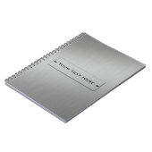 Metal Look custom notitieboek (Linkerzijde)