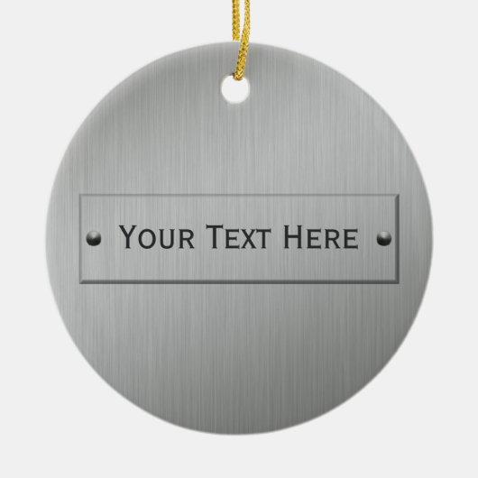 Metal Look custom ornament (Voorkant)