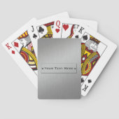 Metal Look custom playing cards Pokerkaarten (Achterkant)