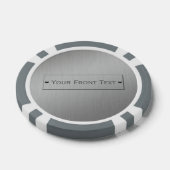 Metal Look custom poker chips (Enkel)