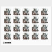 Metal Look Daisy Flower Stickers (Vel)
