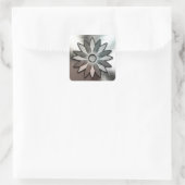 Metal Look Daisy Flower Stickers (Tas)