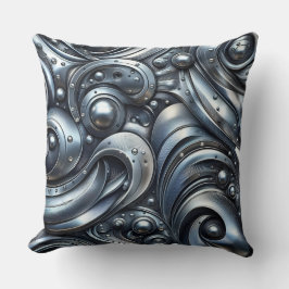 metal look, industrial style kussen