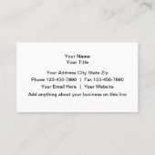 Metal Look Visitekaartjes (Achterkant)