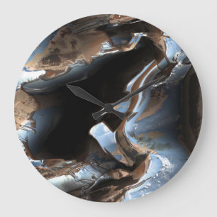 Metal Love Damaged 4 Clock Grote Klok