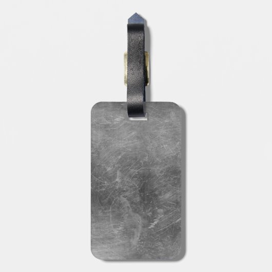 Metal Luggage Label Bagagelabel (Achterkant verticaal)