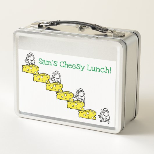 Metal Lunch Box Cheesy Lunch (Achterkant)