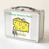 Metal Lunch Box Cheesy Mousey Music Lunch Dinner (Voorkant)
