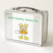 Metal Lunch Box Mousey Cheesy Pizza (Voorkant)