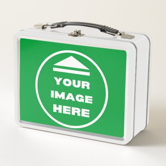 Metal Lunchbox- Gepersonaliseerd - Afbeelding / te (Voorkant)